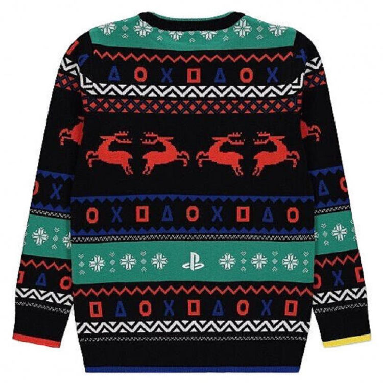 Picture of GX457: KIDS THERMAL  PLAYSTATION KNITTED CHRISTMAS JUMPER